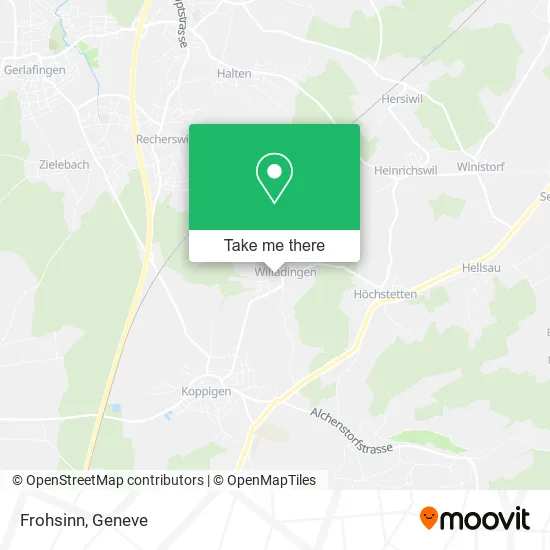 Frohsinn map