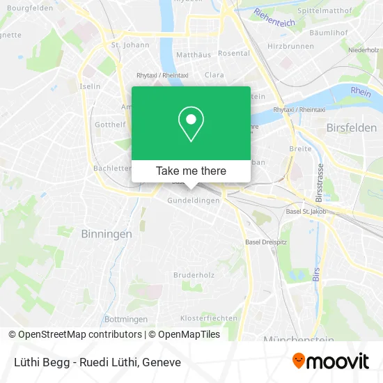 Lüthi Begg - Ruedi Lüthi map