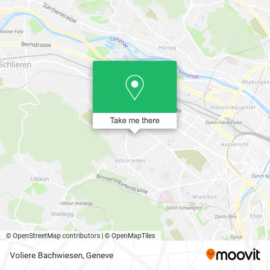 Voliere Bachwiesen map