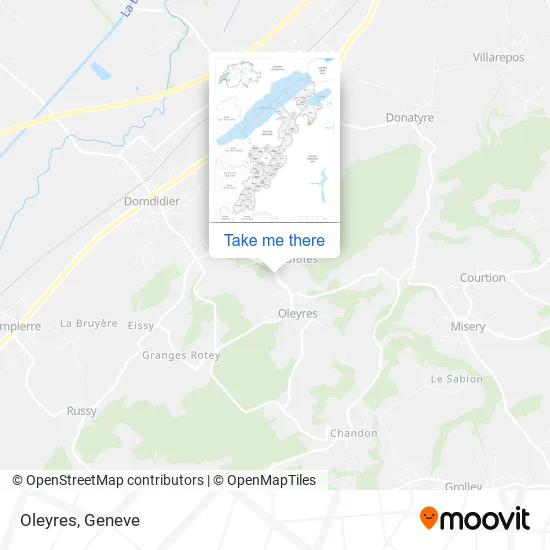 Oleyres map