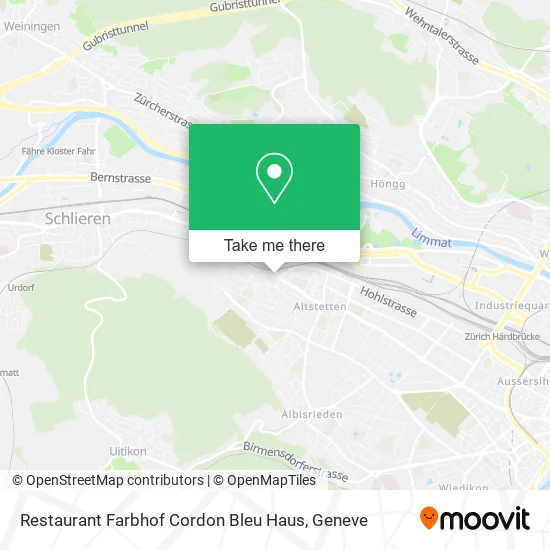 Restaurant Farbhof Cordon Bleu Haus map