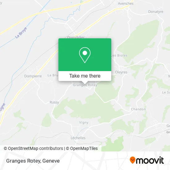 Granges Rotey map