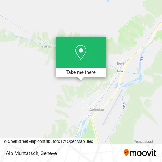 Alp Muntatsch map