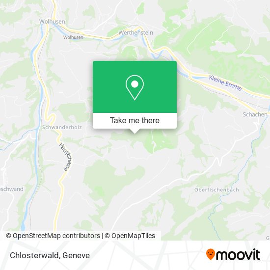 Chlosterwald map