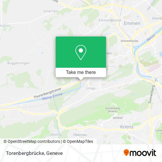 Torenbergbrücke map