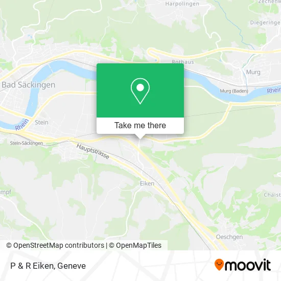 P & R Eiken map
