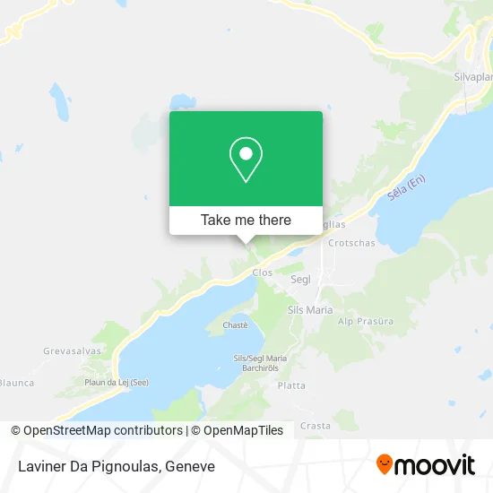 Laviner Da Pignoulas map