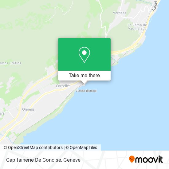 Capitainerie De Concise map
