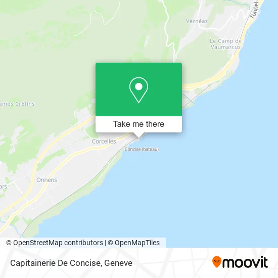 Capitainerie De Concise map