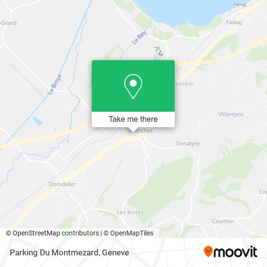 Parking Du Montmezard plan