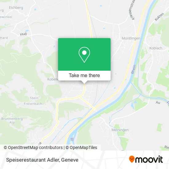 Speiserestaurant Adler map