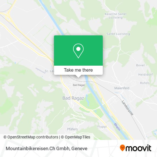 Mountainbikereisen.Ch Gmbh map