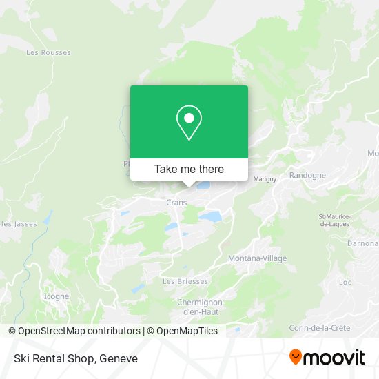 Ski Rental Shop map