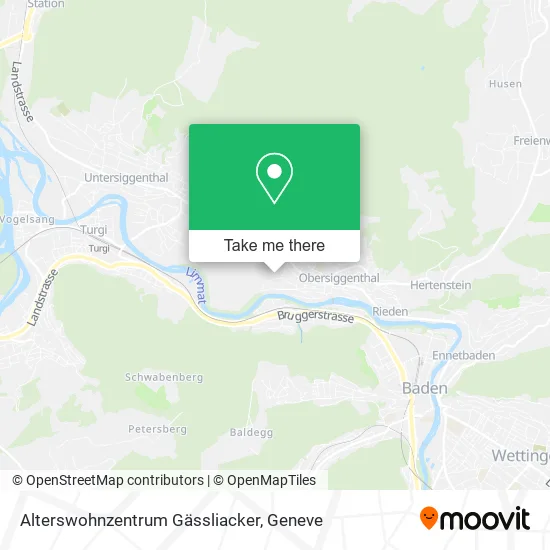 Alterswohnzentrum Gässliacker map