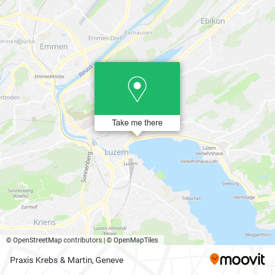 Praxis Krebs & Martin map