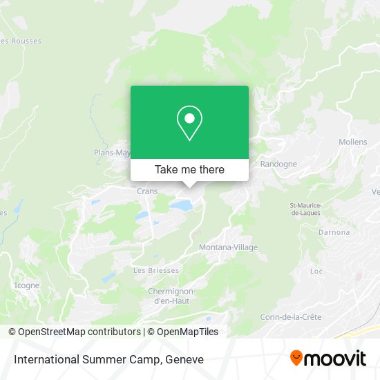 International Summer Camp map