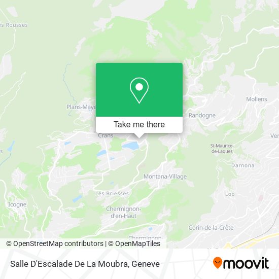 Salle D'Escalade De La Moubra map