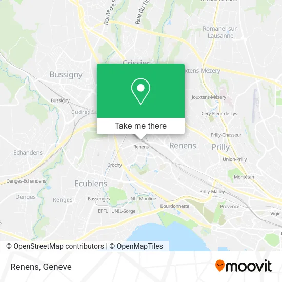 Renens map