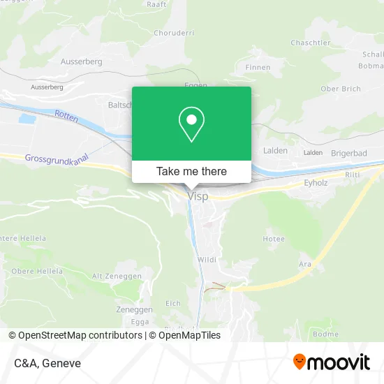 C&A map
