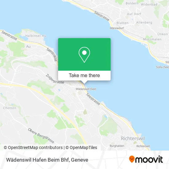 Wädenswil Hafen Beim Bhf map