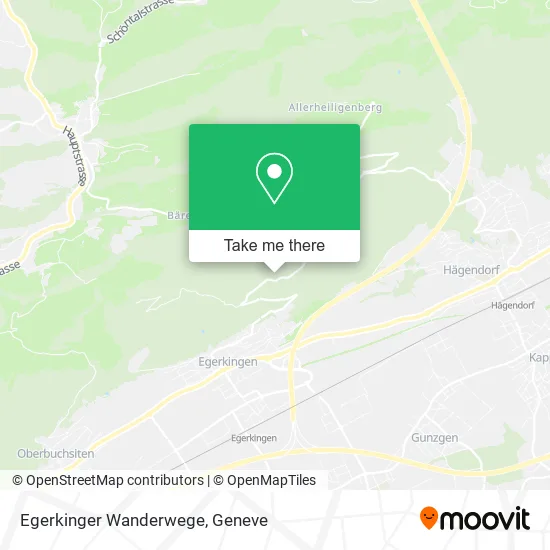 Egerkinger Wanderwege map