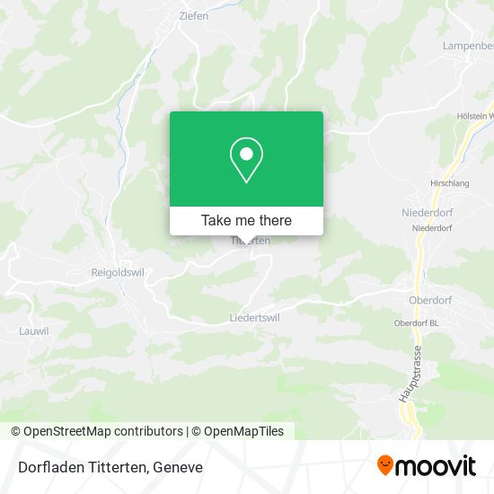 Dorfladen Titterten map