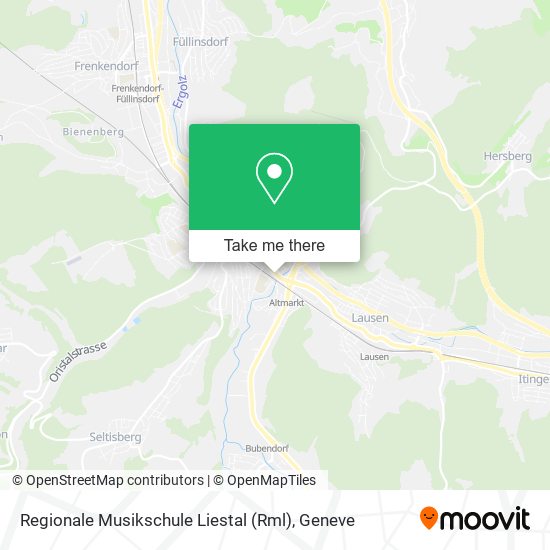 Regionale Musikschule Liestal (Rml) map