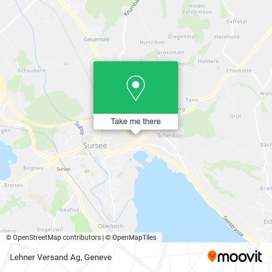 Lehner Versand Ag map