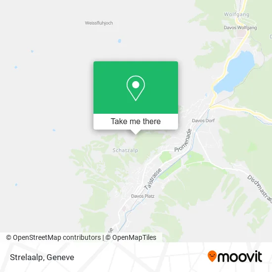 Strelaalp map
