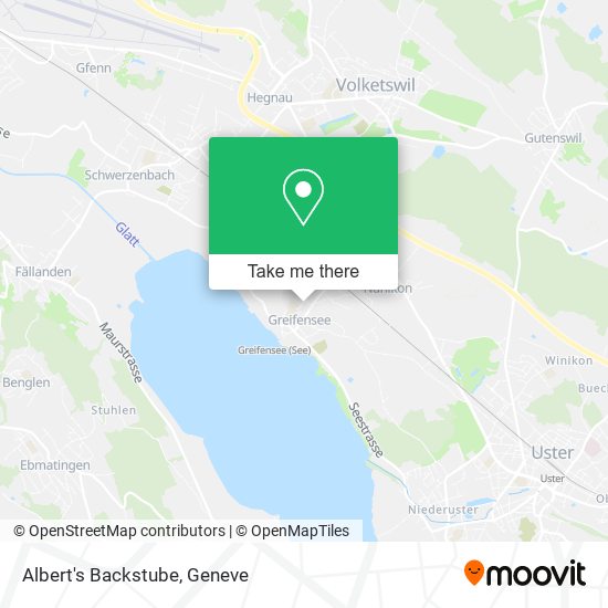 Albert's Backstube map