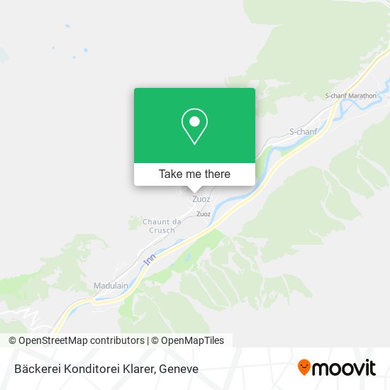 Bäckerei Konditorei Klarer map