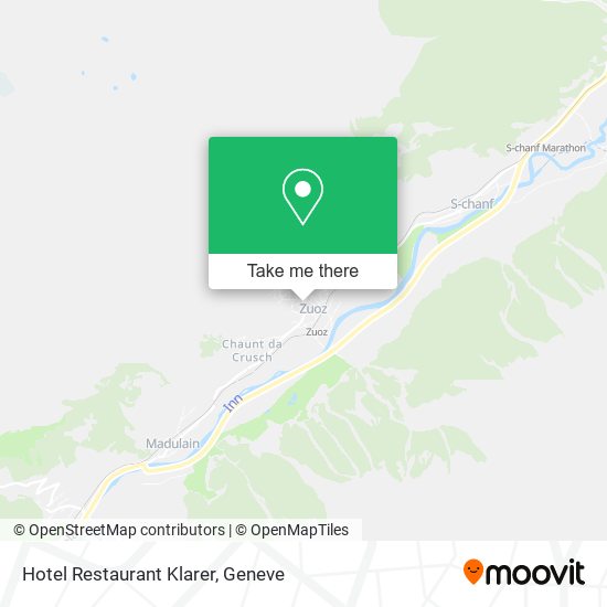 Hotel Restaurant Klarer map