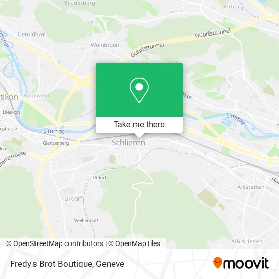 Fredy's Brot Boutique map