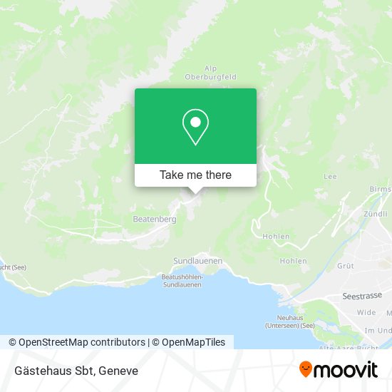Gästehaus Sbt map