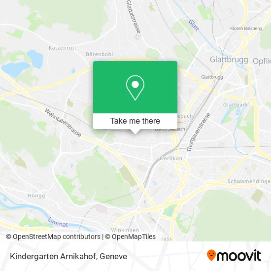 Kindergarten Arnikahof map