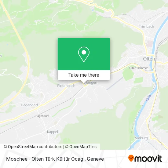 Moschee - Olten Türk Kültür Ocagi map