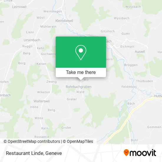 Restaurant Linde map