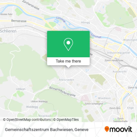 Gemeinschaftszentrum Bachwiesen plan