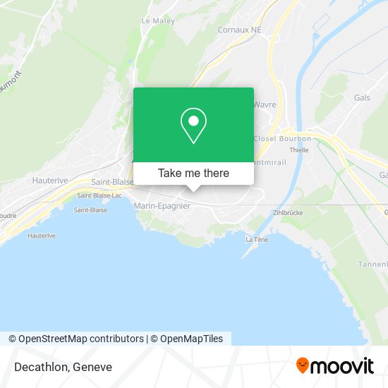 Decathlon map