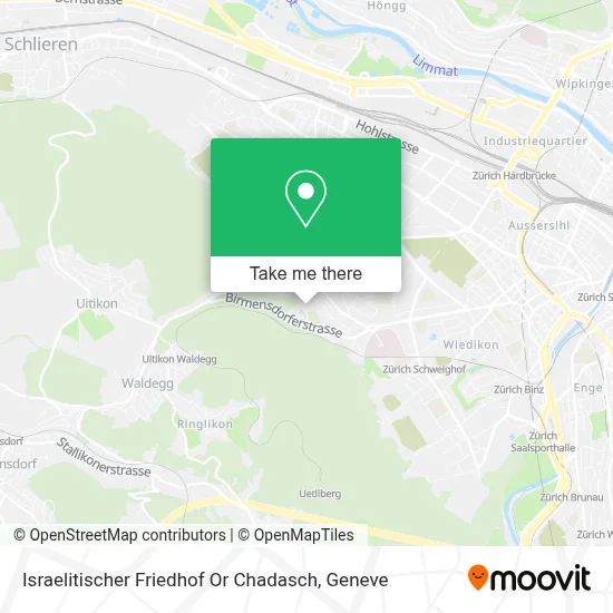 Israelitischer Friedhof Or Chadasch map