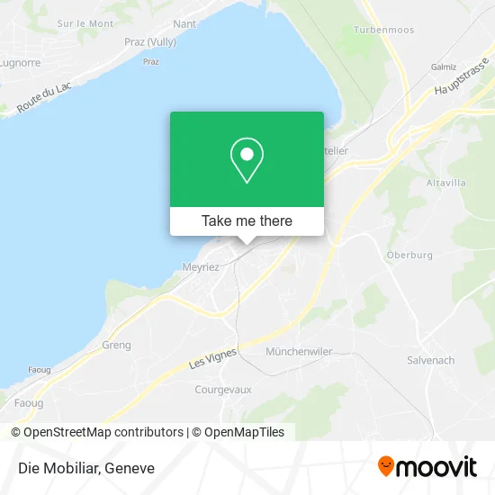 Die Mobiliar map
