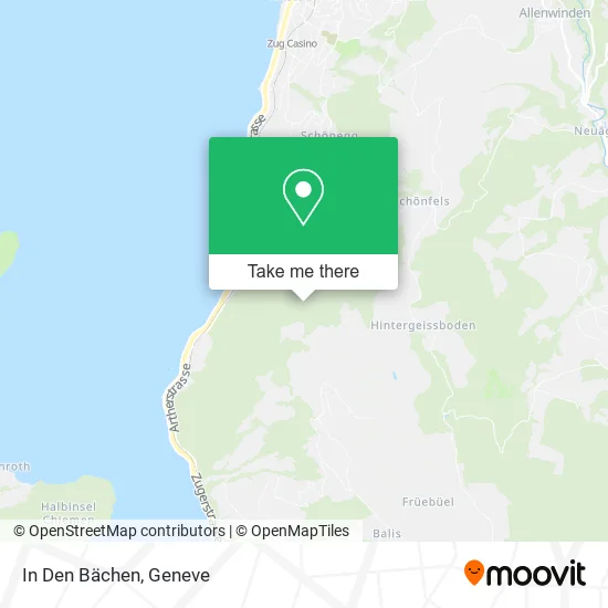 In Den Bächen map