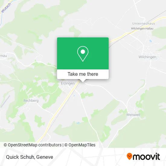 Quick Schuh map