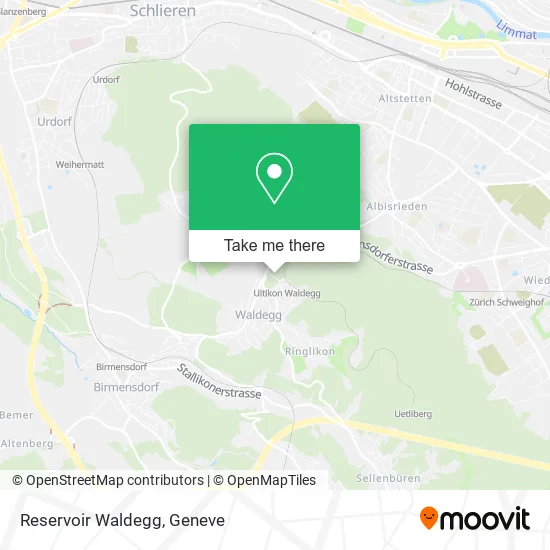 Reservoir Waldegg map