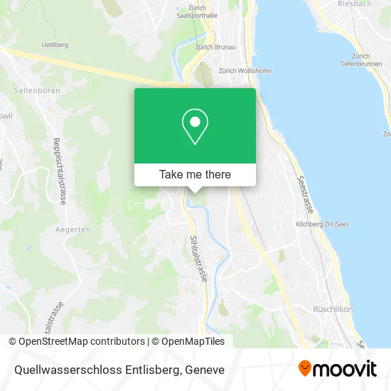 Quellwasserschloss Entlisberg map