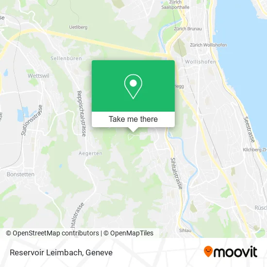 Reservoir Leimbach map