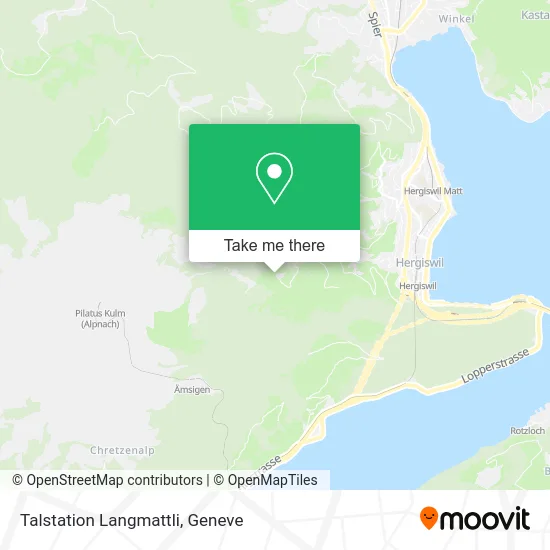 Talstation Langmattli map