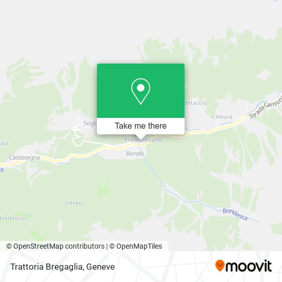 Trattoria Bregaglia map