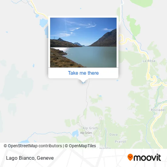 Lago Bianco map