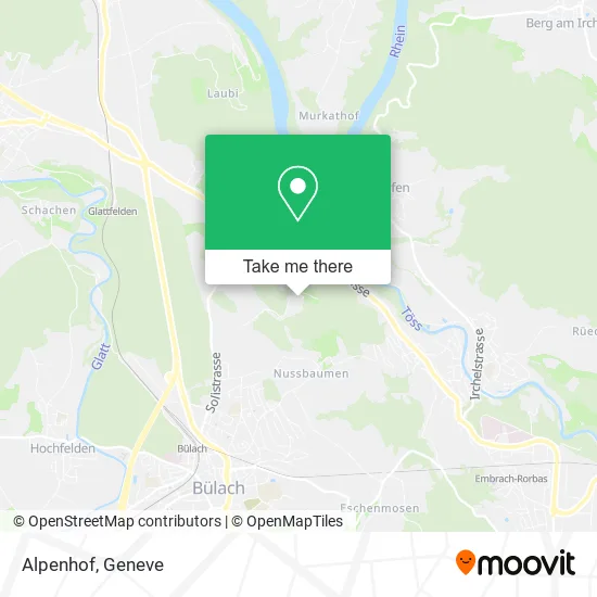 Alpenhof map